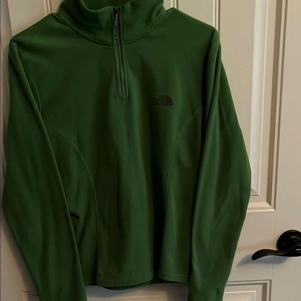 The North Face Green Quarter-Zip Pullover